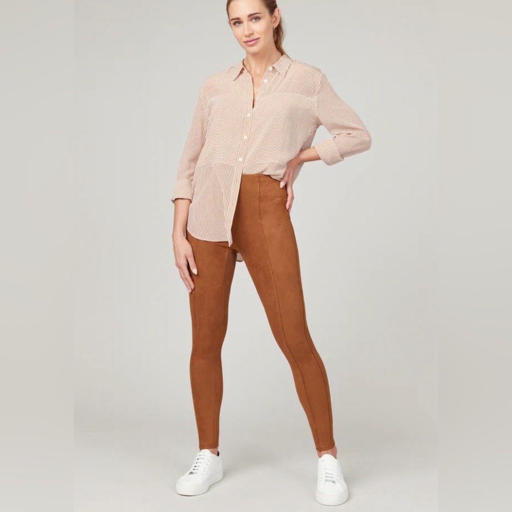 NWT Spanx faux suede leggings size Small/petite